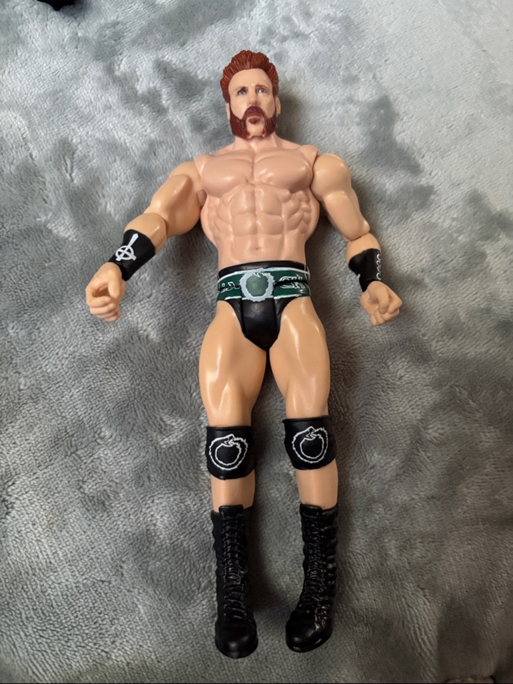 Sheamus WWE Action Figure - Black & Green Ring Gear